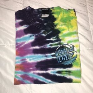 Santa Cruz short sleeve tie dye t-shirt